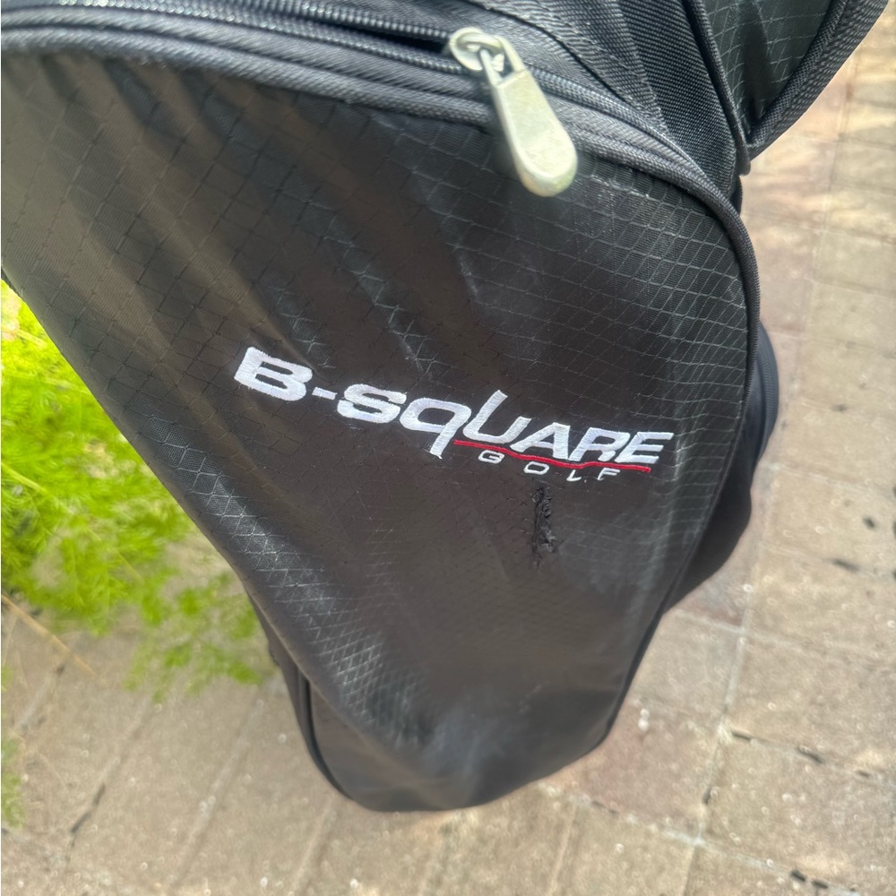 Golf cart bag with club dividers by B square .